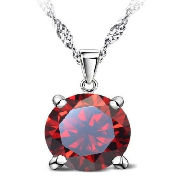 Jewelry - ❤️ Women Necklace 925 Sterling Silver Round Elegant